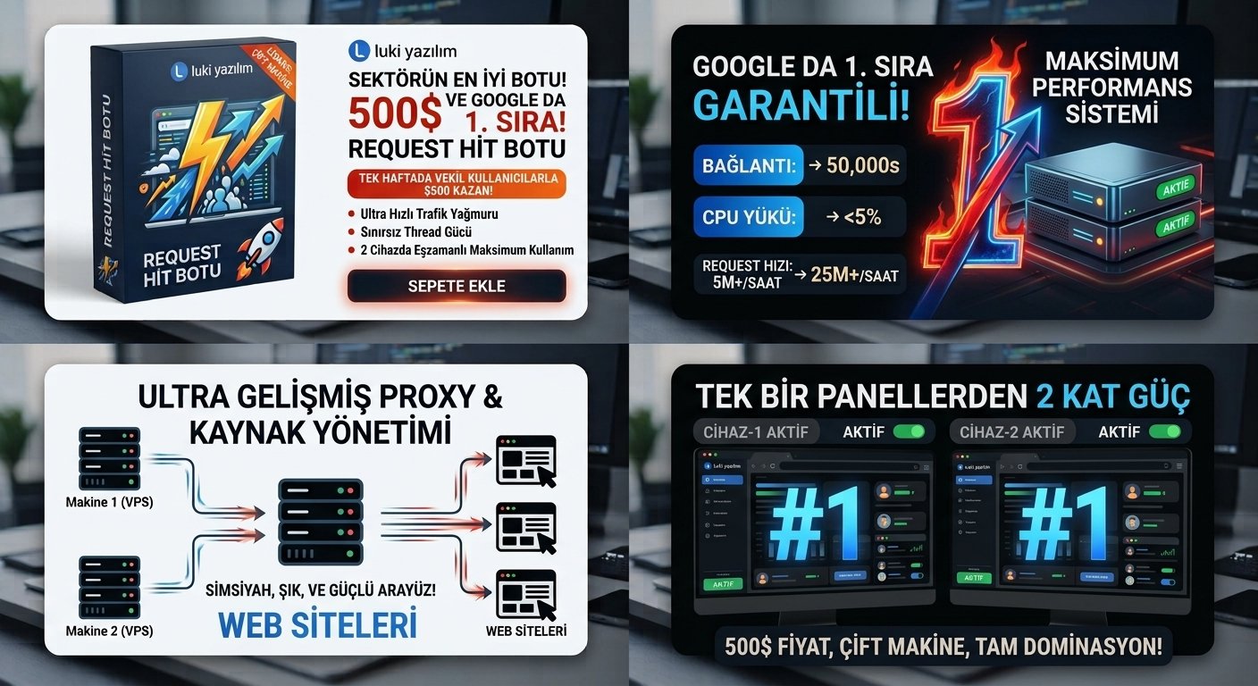 Request Hit Botu  HitBot - Google Hit Botu | Lukiyazilim.com 2026