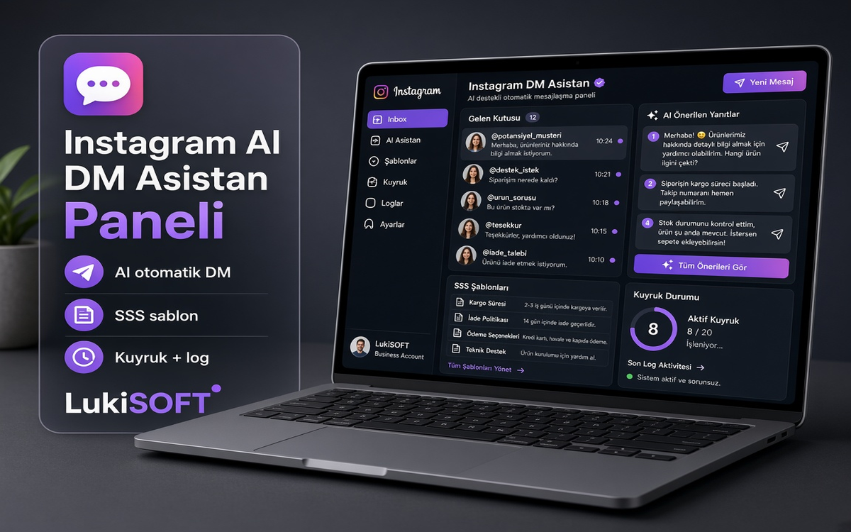 Instagram AI DM Asistan Paneli