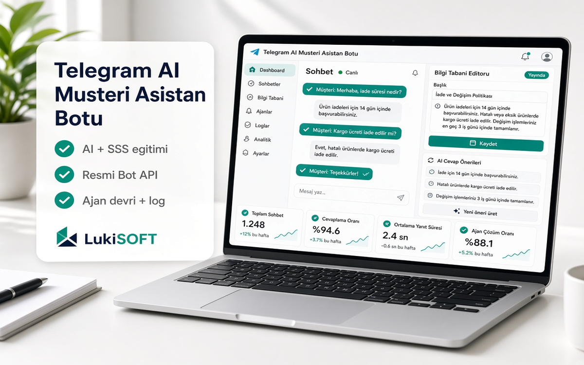 Telegram AI Müşteri Asistan Botu