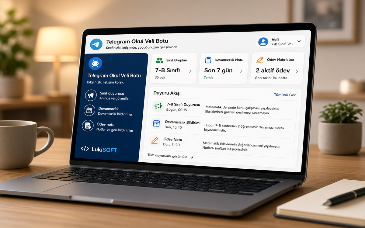 Telegram Okul Veli Bilgilendirme Botu