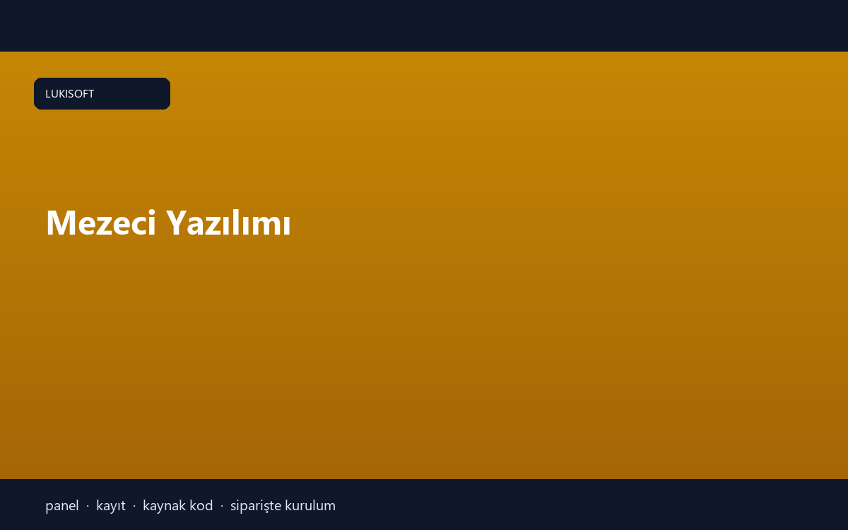 Mezeci Yazılımı