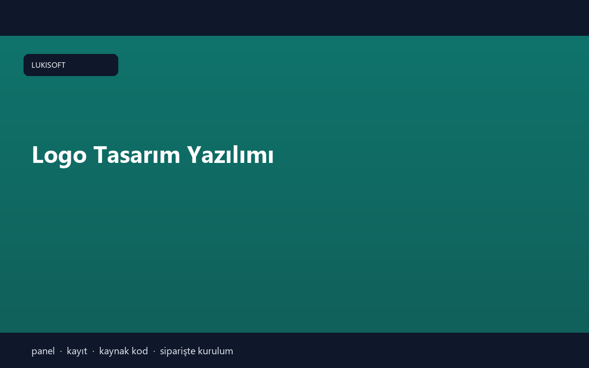 Logo Tasarım Yazılımı