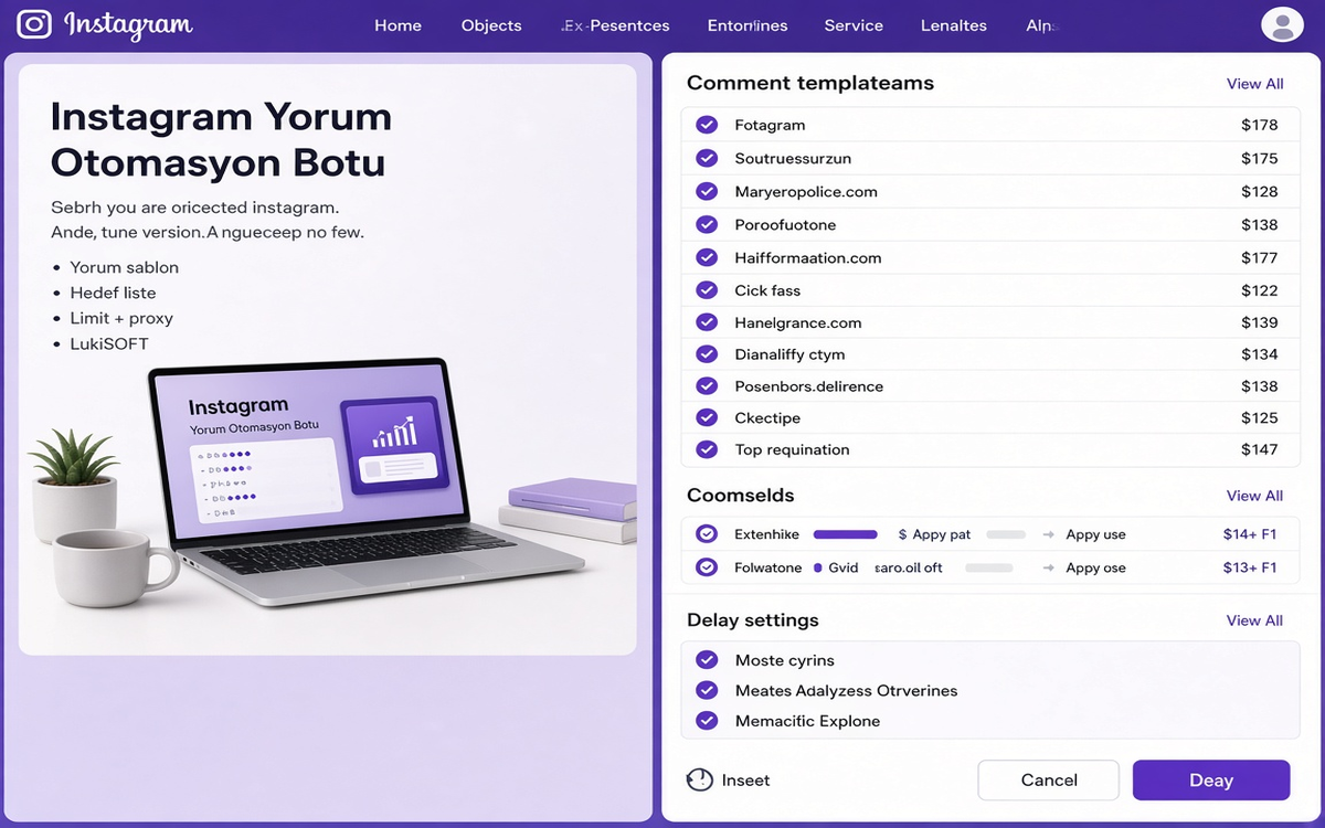 Instagram Yorum Otomasyon Botu