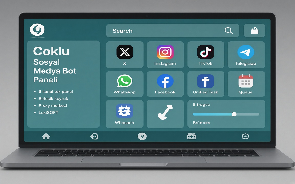 Çoklu Sosyal Medya Bot Paneli
