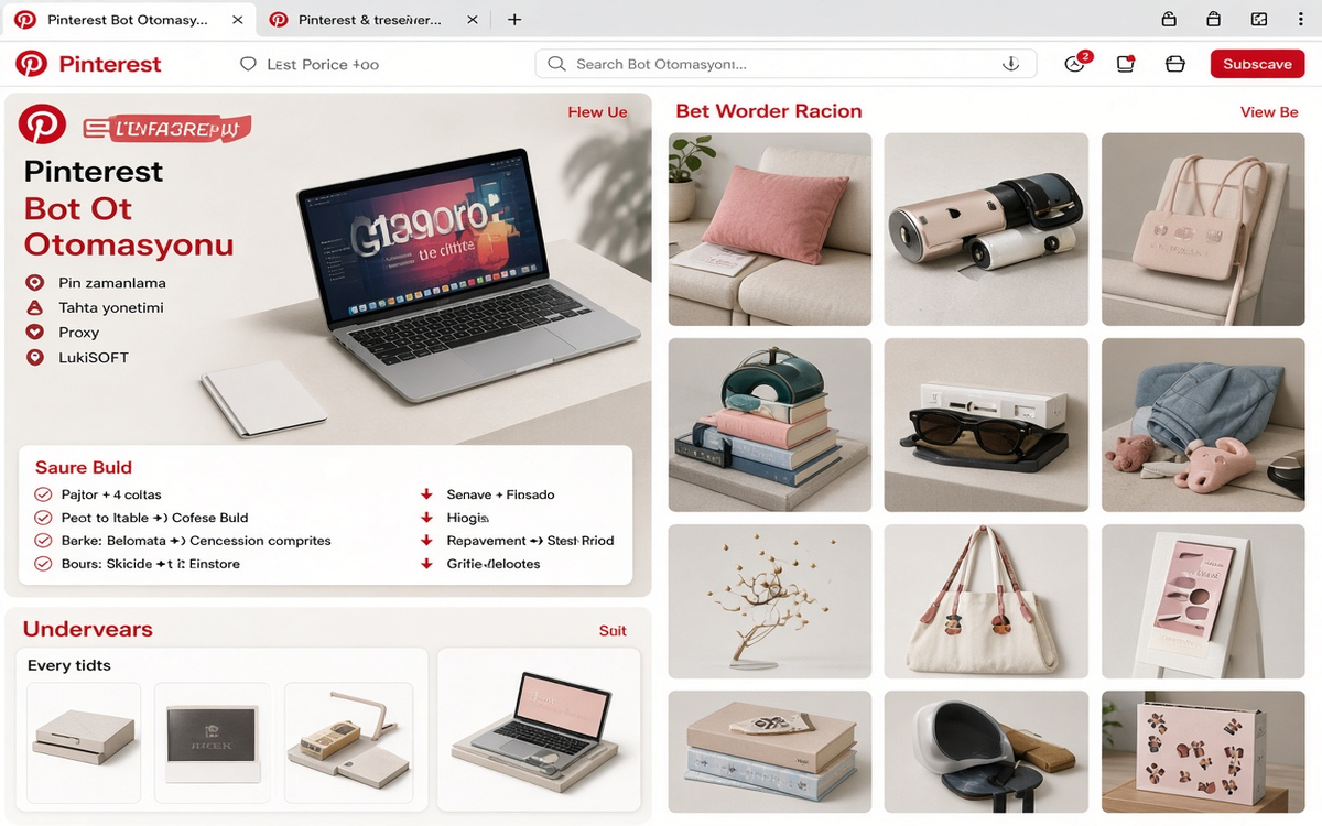 Pinterest Bot Otomasyonu